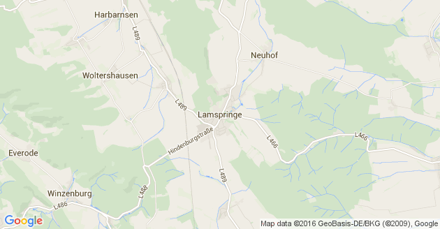 Karte Lamspringe             