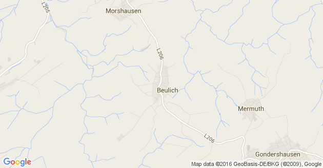 Karte Beulich