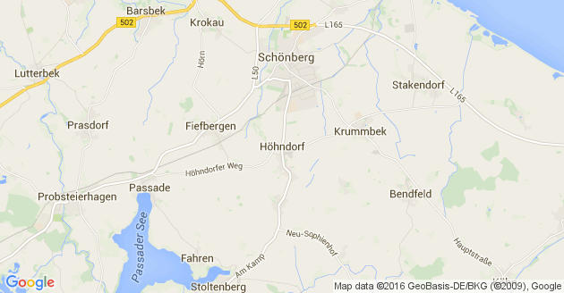 Karte Höhndorf