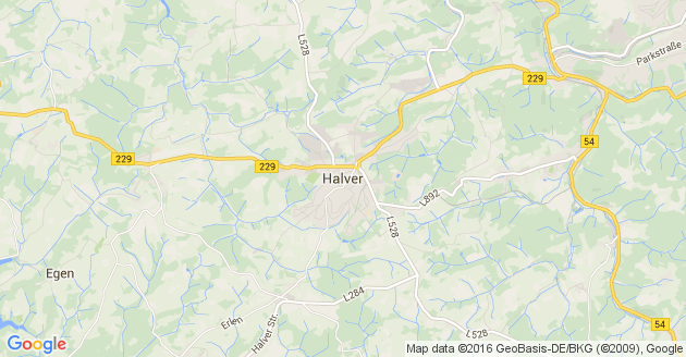 Karte Halver