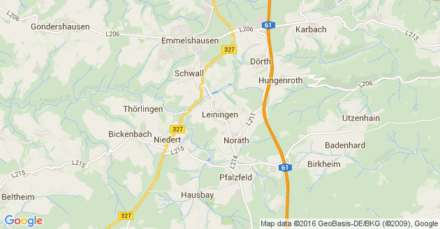 Karte Leiningen