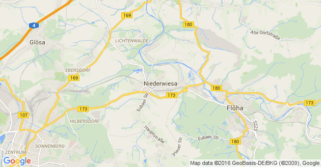 Karte Niederwiesa