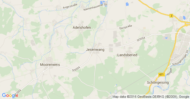 Karte Jesenwang