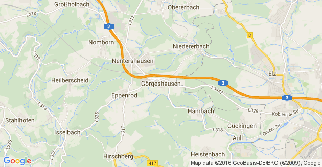 Karte Görgeshausen