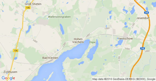 Karte Hohen Viecheln