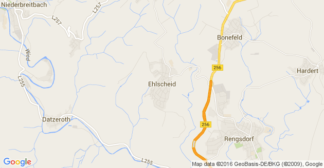 Karte Ehlscheid