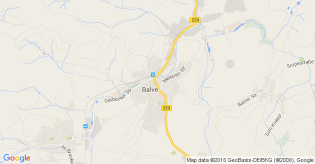 Karte Balve
