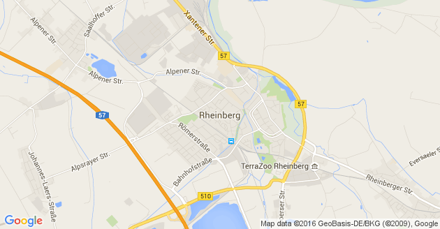 Karte Rheinberg