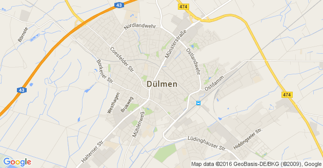 Karte Dülmen