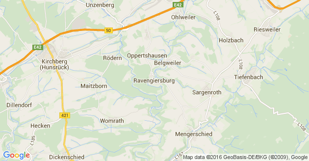 Karte Ravengiersburg
