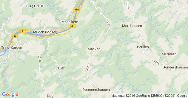 Karte Macken