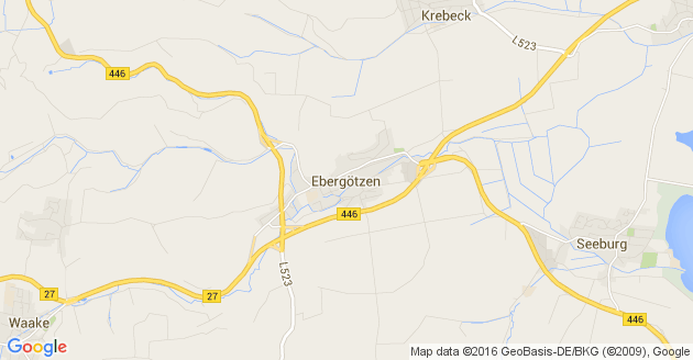 Karte Ebergötzen