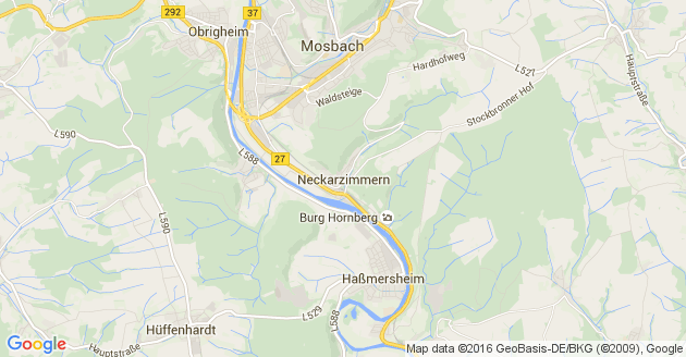 Karte Neckarzimmern