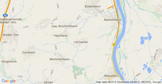 Karte Lörzweiler