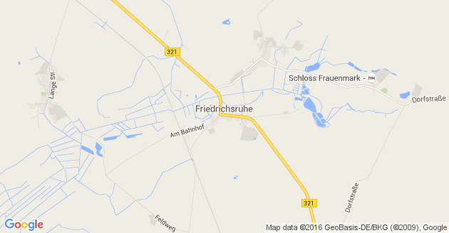 Karte Friedrichsruhe