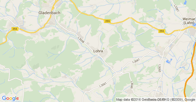 Karte Lohra