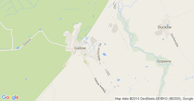 Karte Basedow bei Malchin