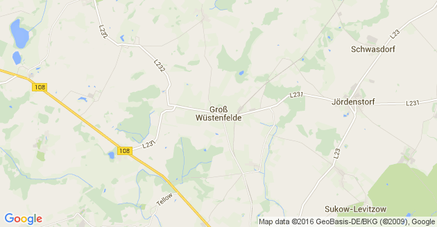 Karte Groß Wüstenfelde