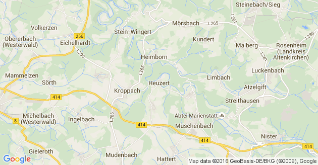 Karte Heuzert