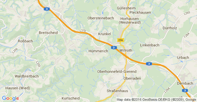 Karte Hümmerich