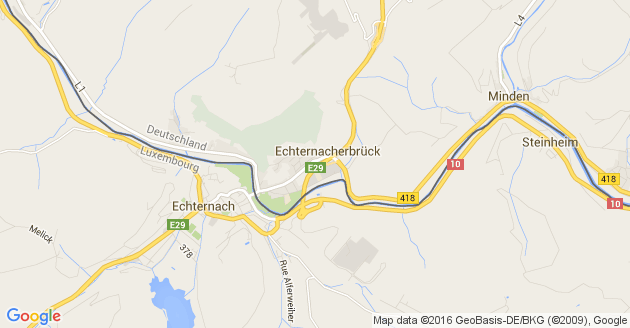 Karte Echternacherbrück
