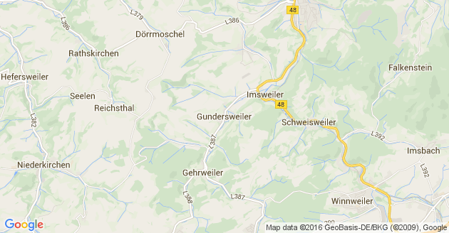 Karte Gundersweiler