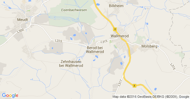 Karte Berod bei Wallmerod