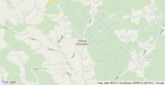 Karte Haina Kloster