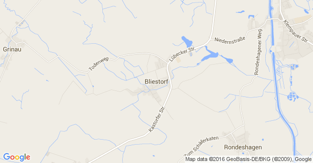 Karte Bliestorf