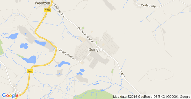 Karte Duingen