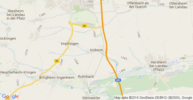 Karte Insheim