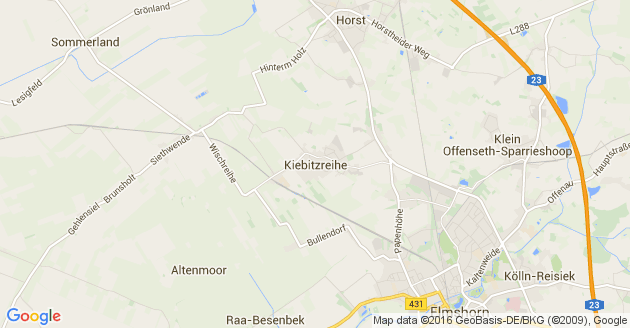 Karte Kiebitzreihe