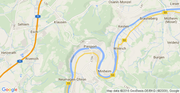 Karte Piesport
