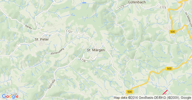 Karte Sankt Märgen