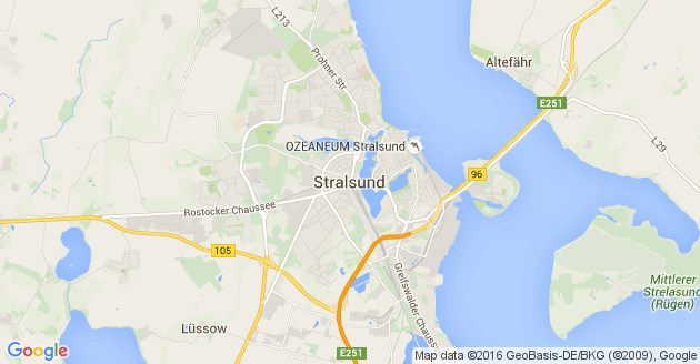 Karte Karnin bei Stralsund