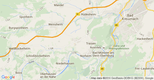 Karte Hüffelsheim