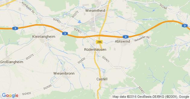Karte Rüdenhausen