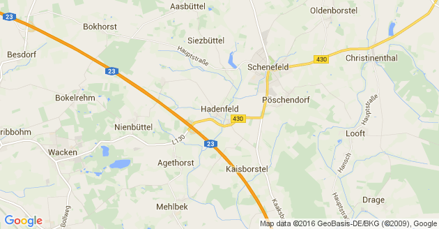 Karte Hadenfeld
