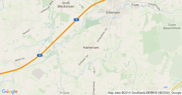 Karte Hamersen