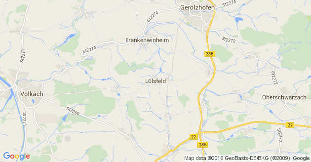 Karte Lülsfeld