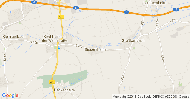 Karte Bissersheim