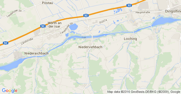 Karte Niederviehbach