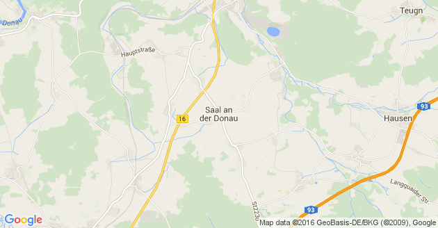 Karte Saal an der Donau