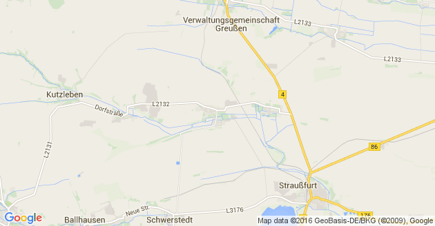 Karte Gangloffsömmern