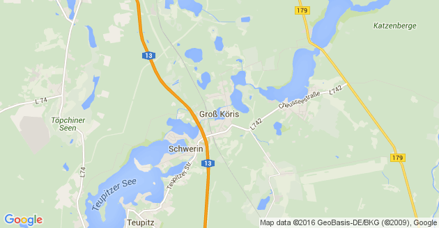 Karte Groß Köris