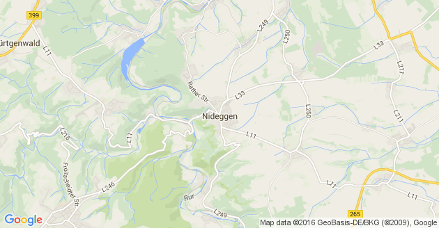 Karte Nideggen