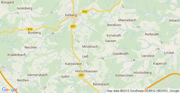 Karte Mosbruch