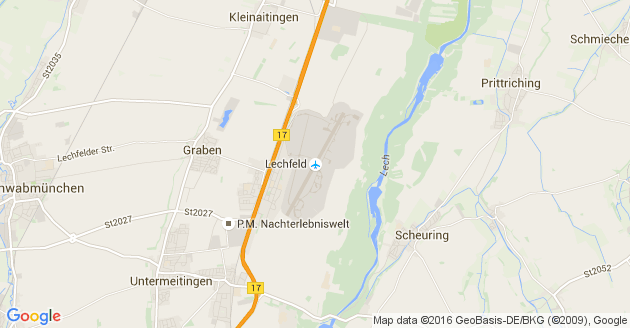 Karte Graben Lechfeld