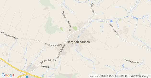 Karte Borgholzhausen