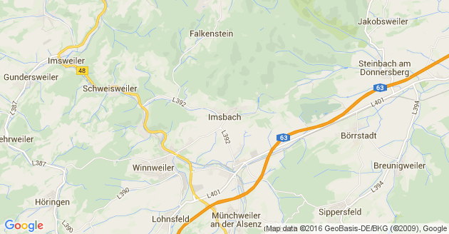 Karte Imsbach